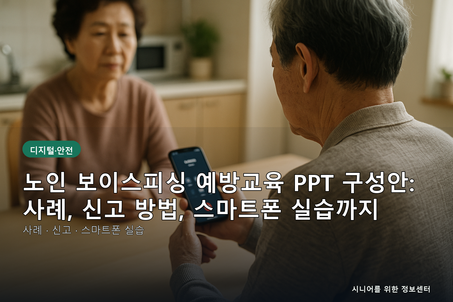 노인 보이스피싱 예방교육 PPT 핵심 정보 안내